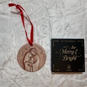 Holy Family Tradition Ornament- Religious Nativity Scene Ornament